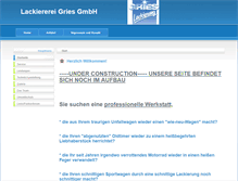 Tablet Screenshot of gries-lackierung.de